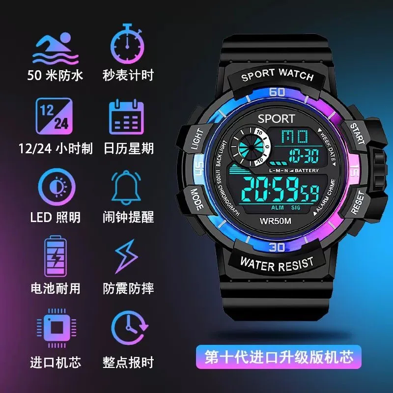 Waterproof Luminous Electronic Watch